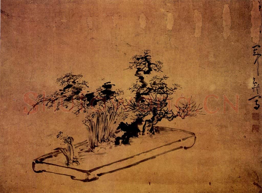 清 黄慎 岁朝清供图 书画作品