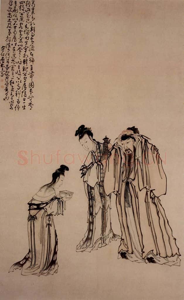 清 黄慎 广陵花瑞图 书画作品