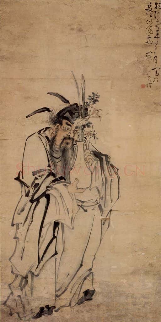 清 黄慎 钟馗图 书画作品