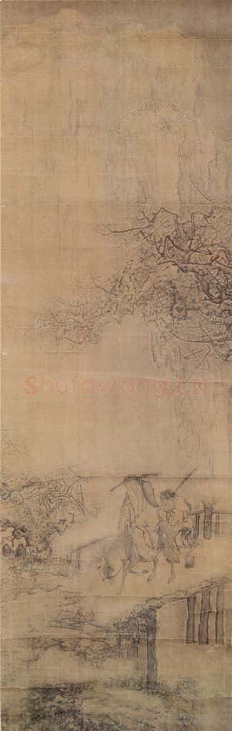 清 黄慎 雪骑探梅图 书画作品