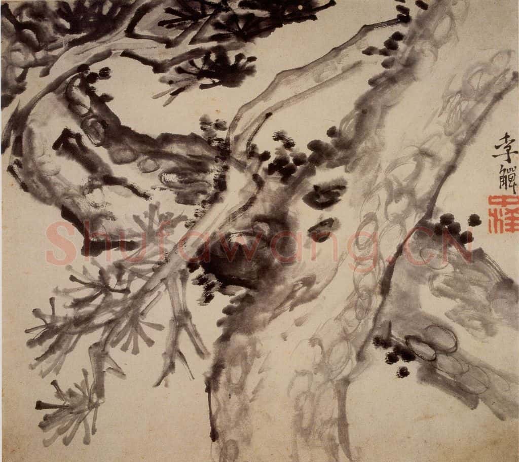 清 李鱓《杂画册》书画作品