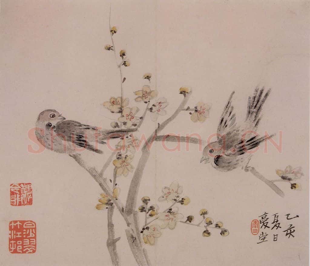 清 李鱓《杂画8开》书画作品
