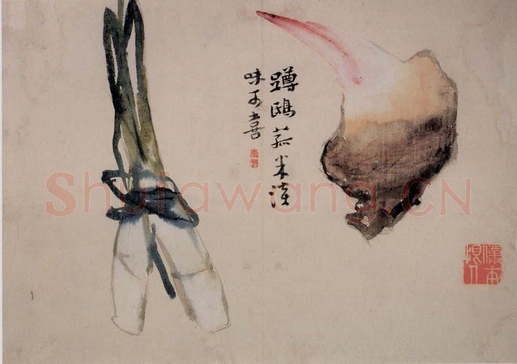 清 李鱓《花卉10开》书画作品
