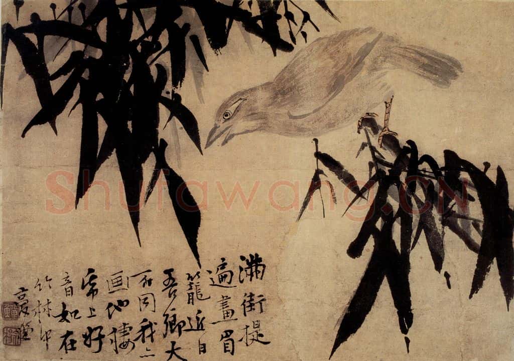 清 李鱓《花鸟册4开》书画作品
