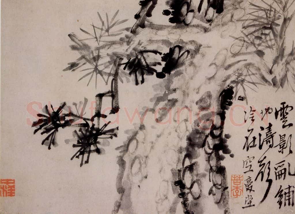 清 李鱓《花卉册》书画作品