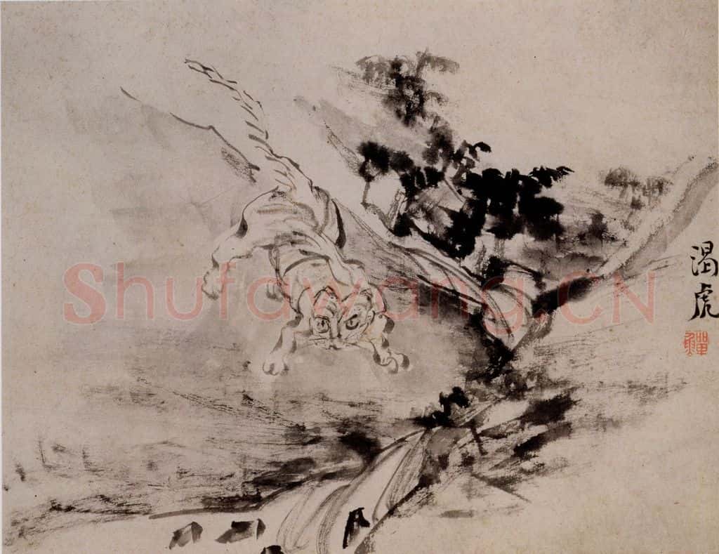 清 李鱓《杂画册》书画作品