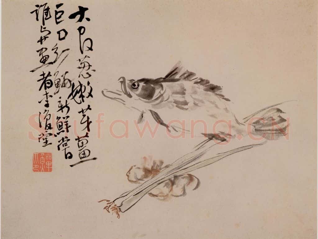 清 李鱓《杂画册》书画作品