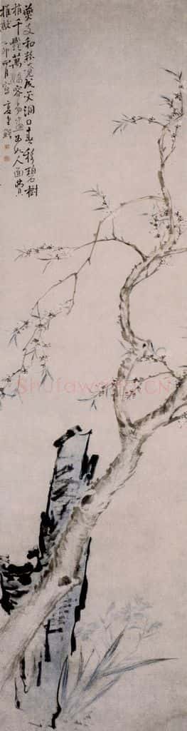 清 李鱓《四季花卉屏》书画作品