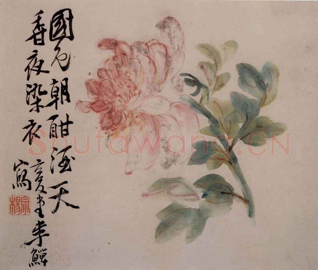 清 李鱓《杂画册》书画作品