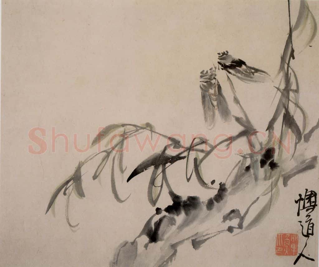 清 李鱓《杂画册》书画作品