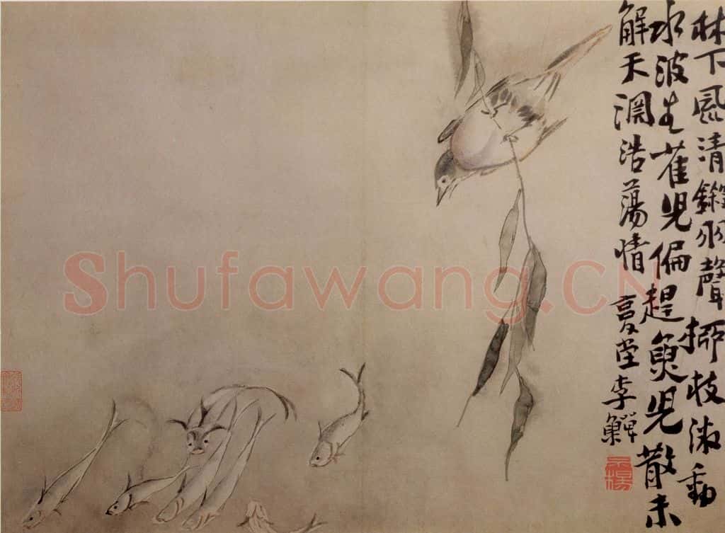 清 李鱓《花卉册8开》书画作品