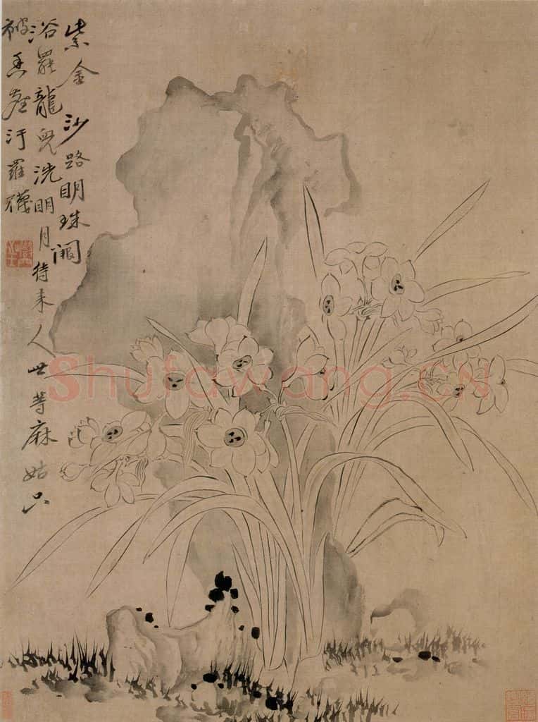 清 华喦《花鸟草虫图》书画作品