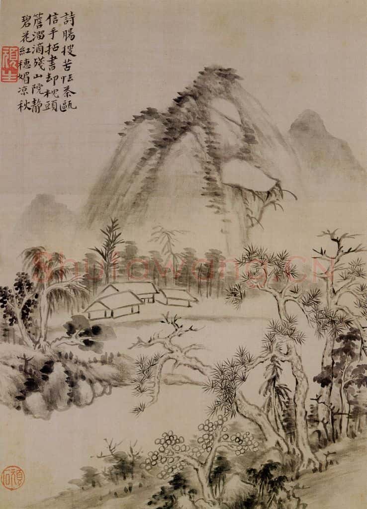 清 华喦《山水册》书画作品