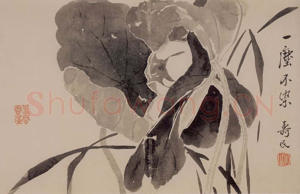 1751年 边寿民《花卉芦雁册》书画作品