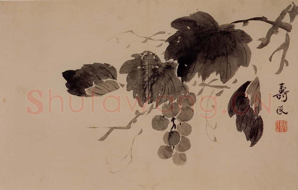 1751年 边寿民《花卉芦雁册》书画作品