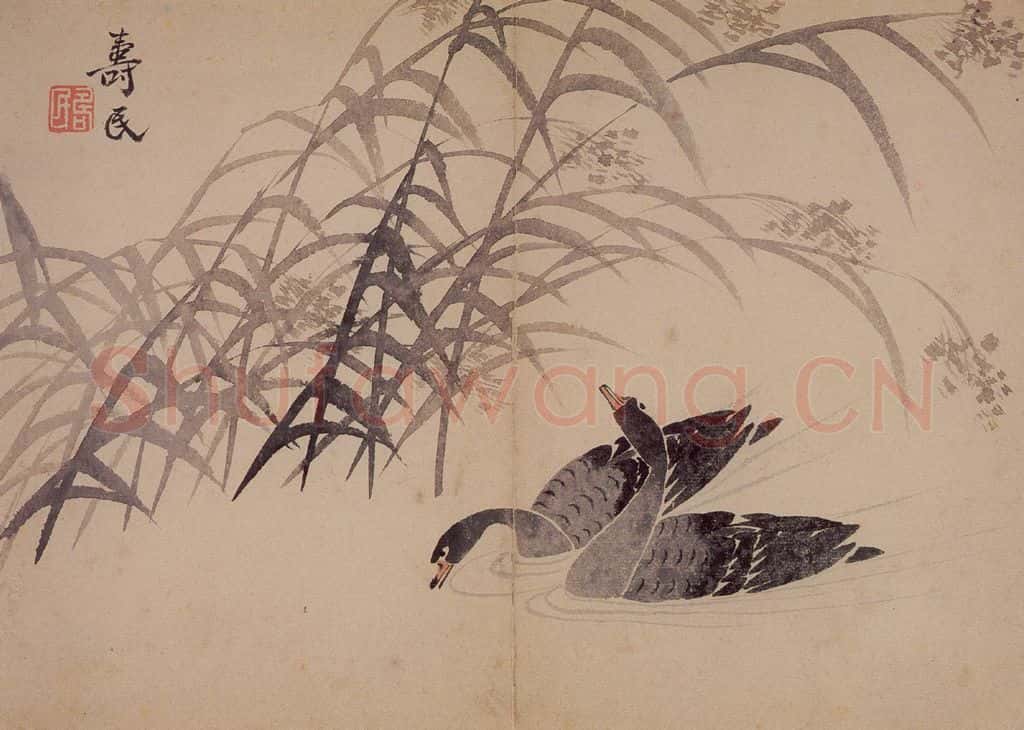 1751年 边寿民《杂画册》书画作品