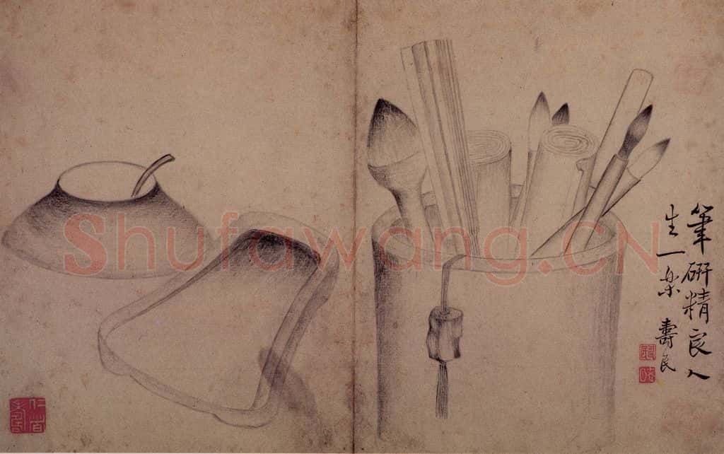  边寿民《杂画册》书画作品