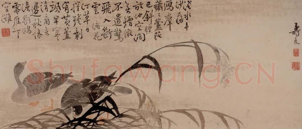  边寿民《杂画册》书画作品