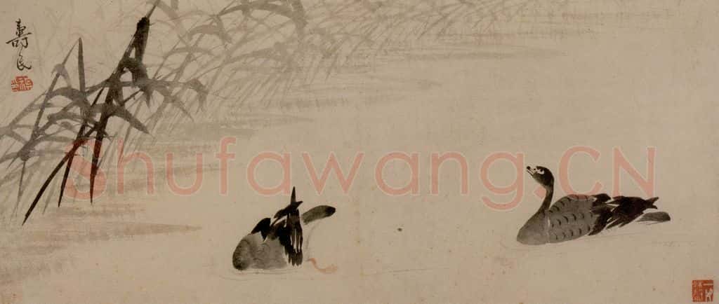 边寿民《杂画册》书画作品