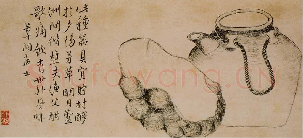 1733年 边寿民《杂画册》书画作品