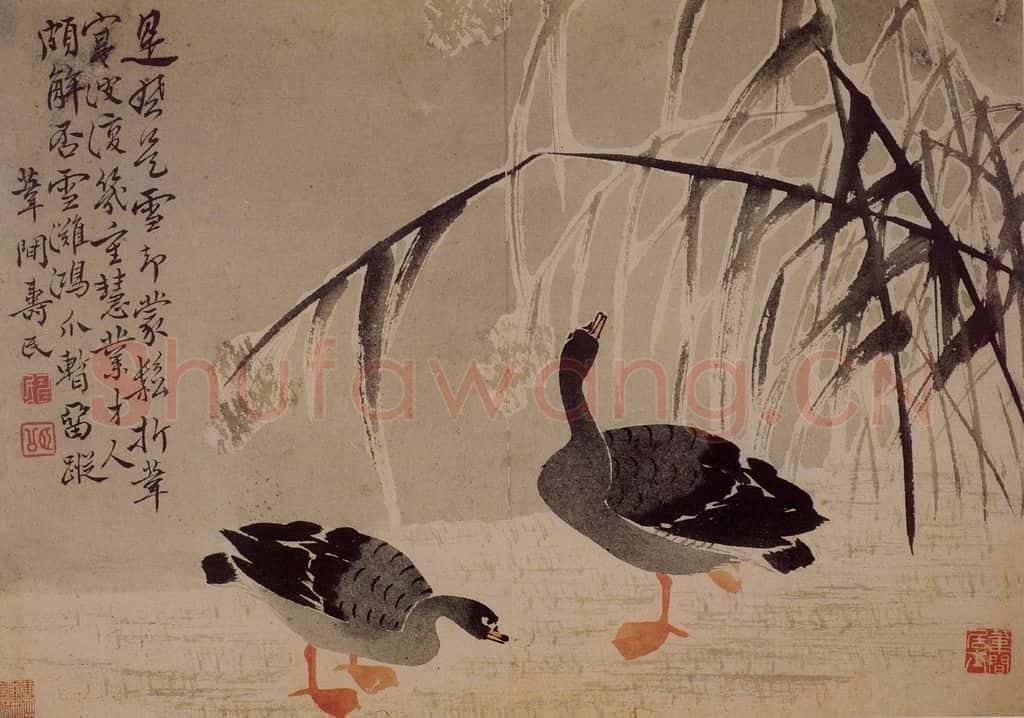 1743年 边寿民《杂画册》书画作品