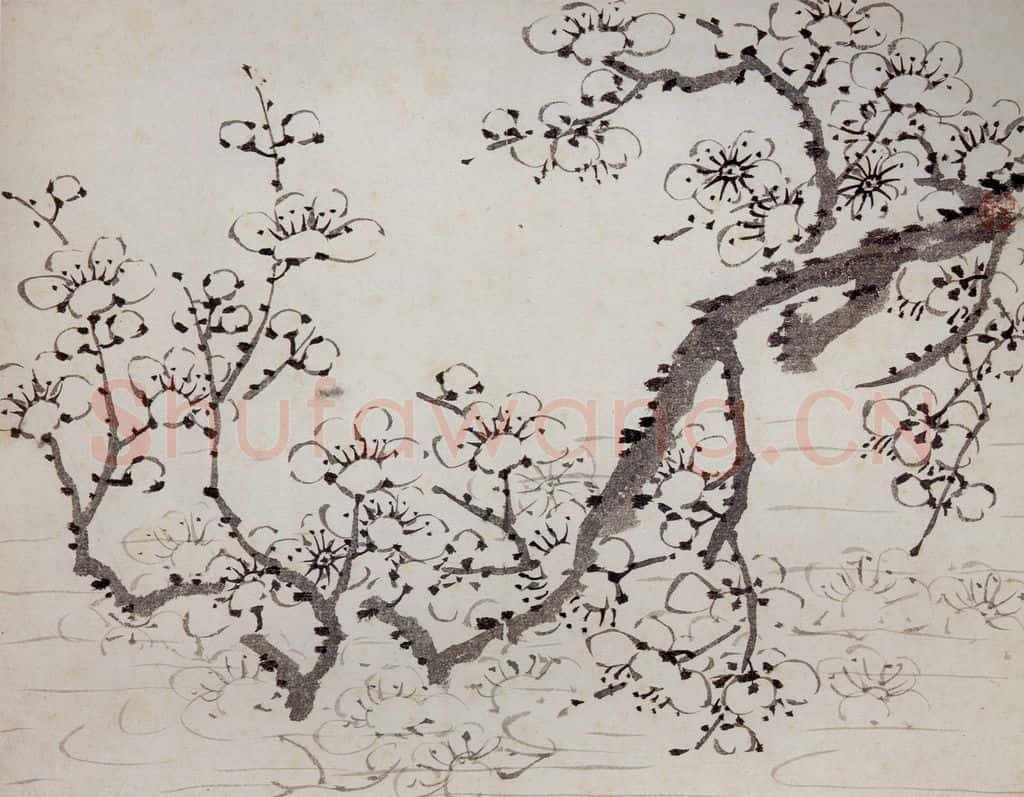 清 罗聘《梅花册》书画作品