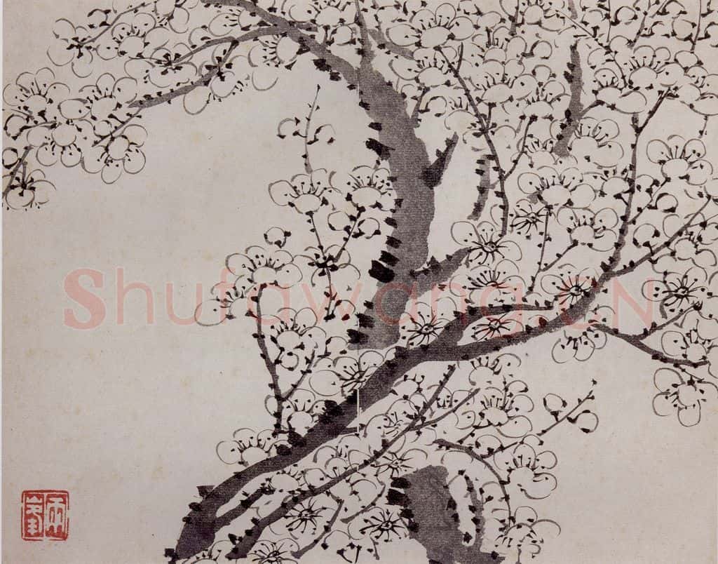 清 罗聘《梅花册》书画作品