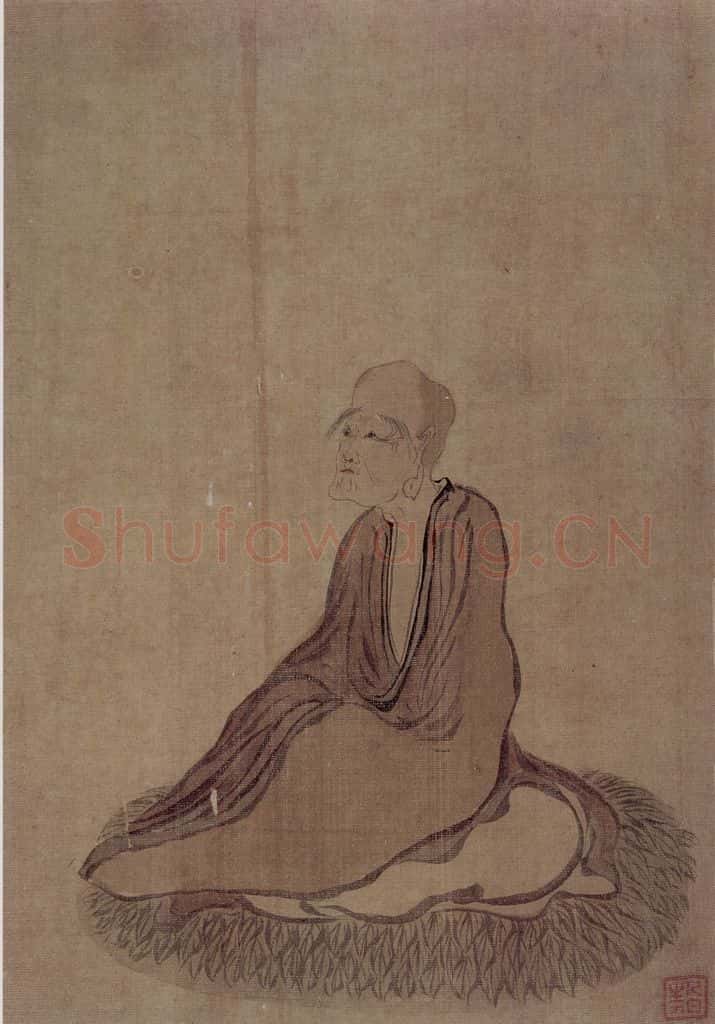 清 罗聘《罗汉图》书画作品
