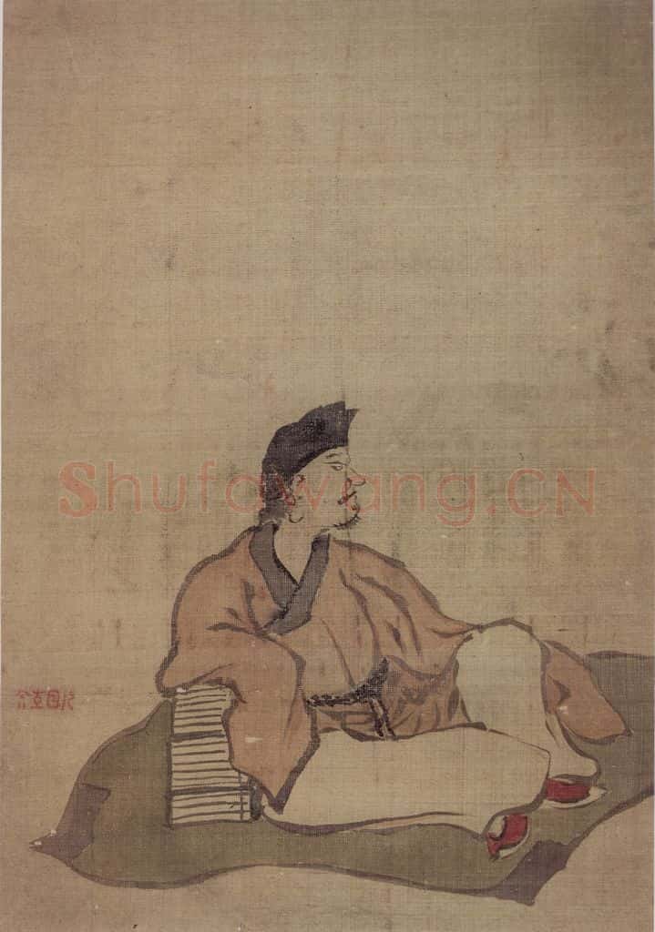清 罗聘《罗汉图》书画作品