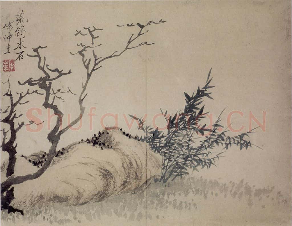 清 罗聘《杂画册》书画作品