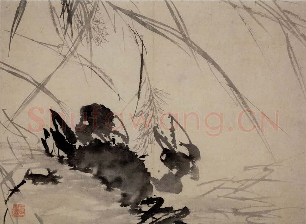 陈淳《花卉图》书画作品