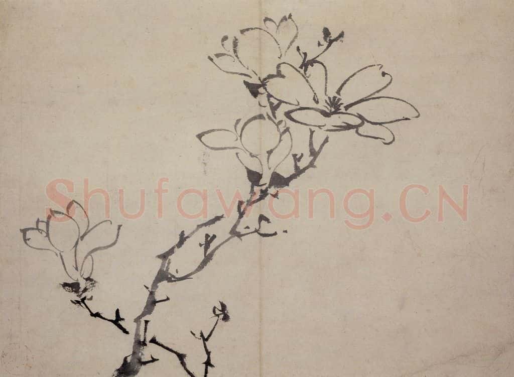 陈淳《花卉图》书画作品