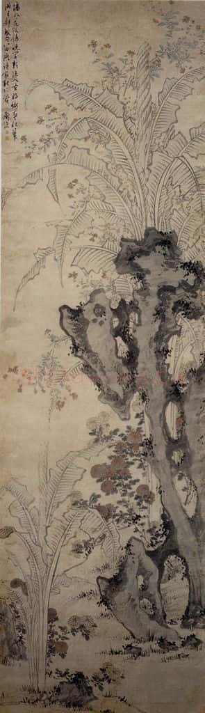 陈淳《四季花卉屏》书画作品