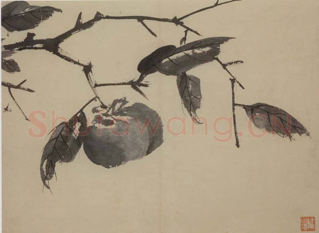 陈淳《花卉图》书画作品