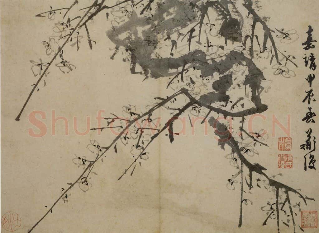 陈淳《花卉图》书画作品