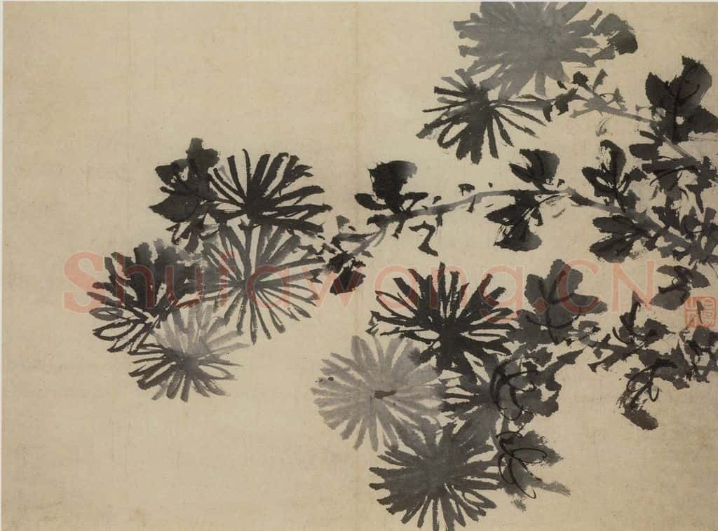 陈淳《花卉图》书画作品