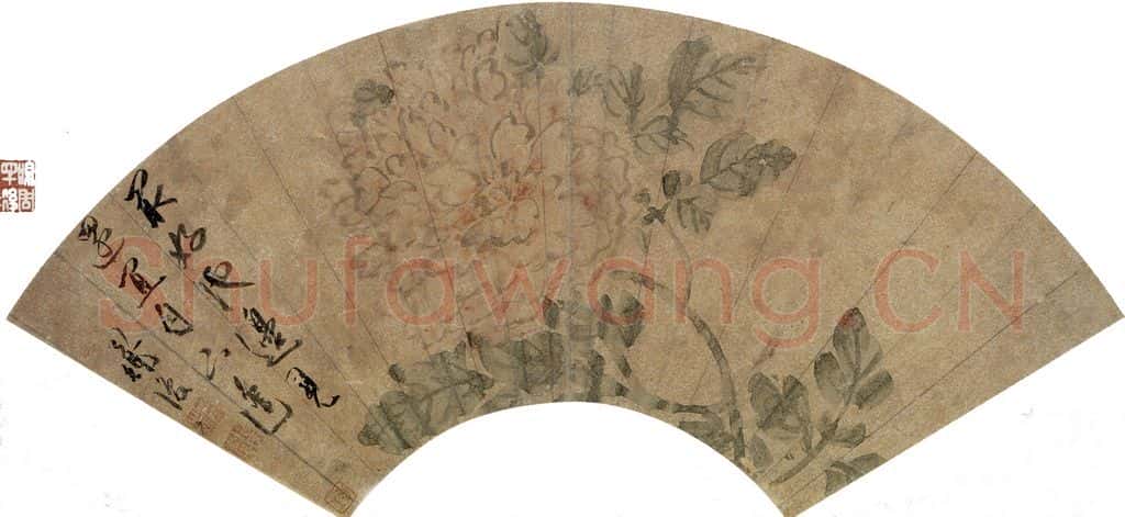 陈淳《牡丹图》书画作品