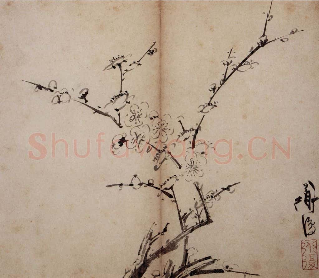  陈淳《花卉册》书画作品