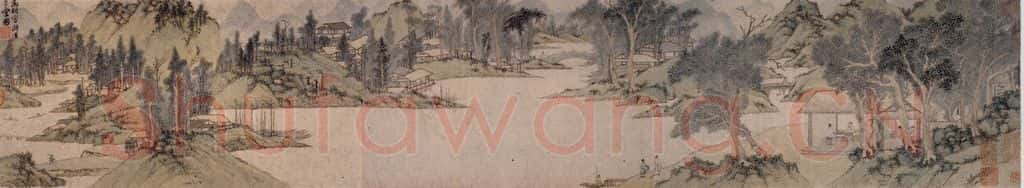 1535年 文征明《浒溪草堂图》书画作品