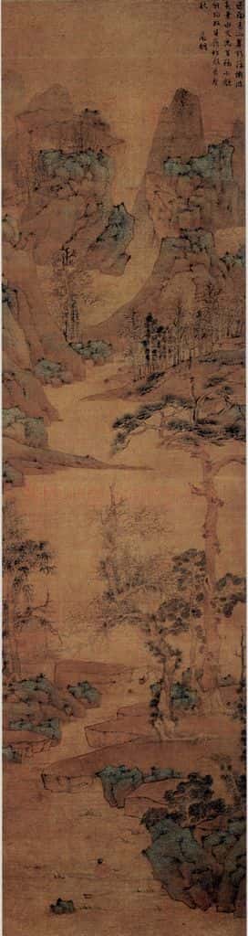 不明 文征明《万壑松风图》书画作品