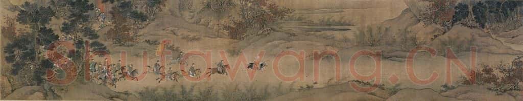不明 仇英《临肖照中兴瑞应图之一》书画作品