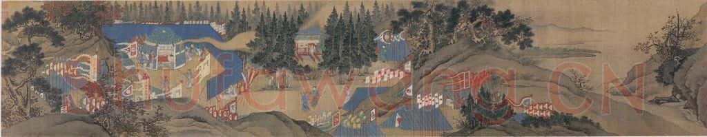 不明 仇英《临肖照中兴瑞应图之二》书画作品