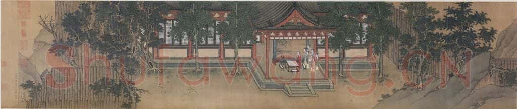 不明 仇英《临肖照中兴瑞应图之四》书画作品