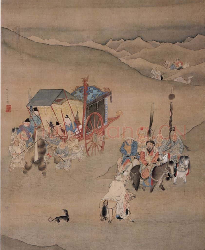 不明 仇英《人物故事图》书画作品