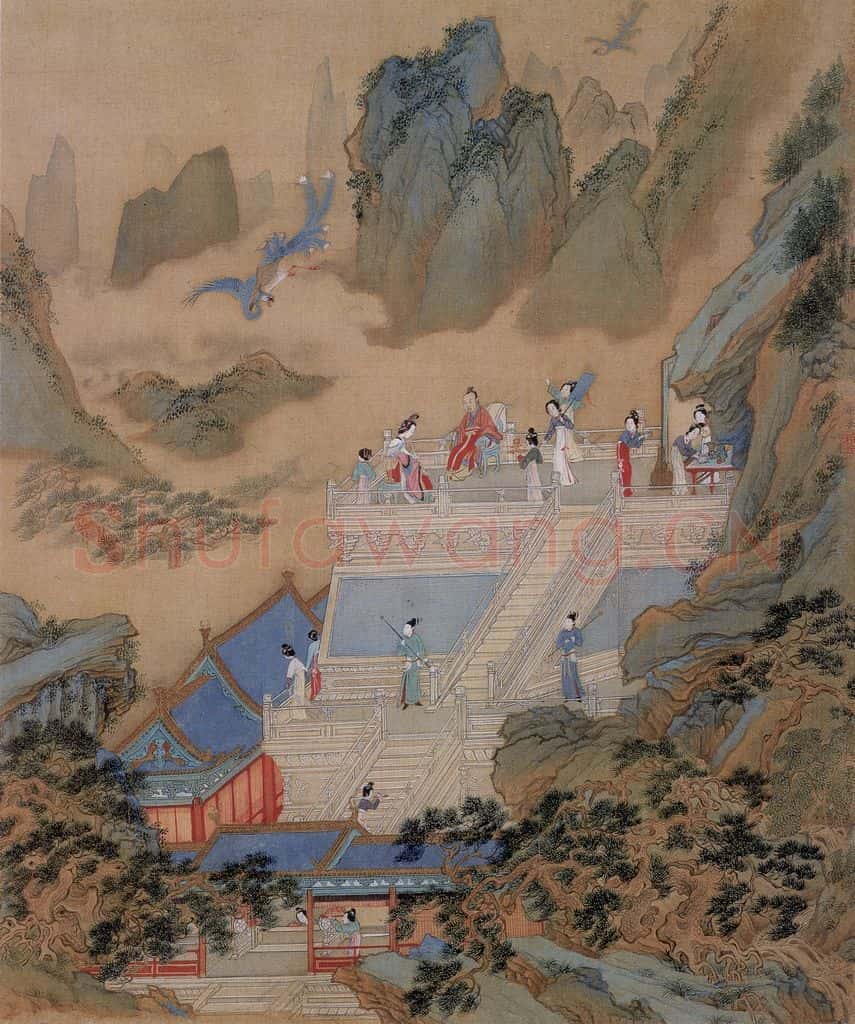 不明 仇英《人物故事图》书画作品