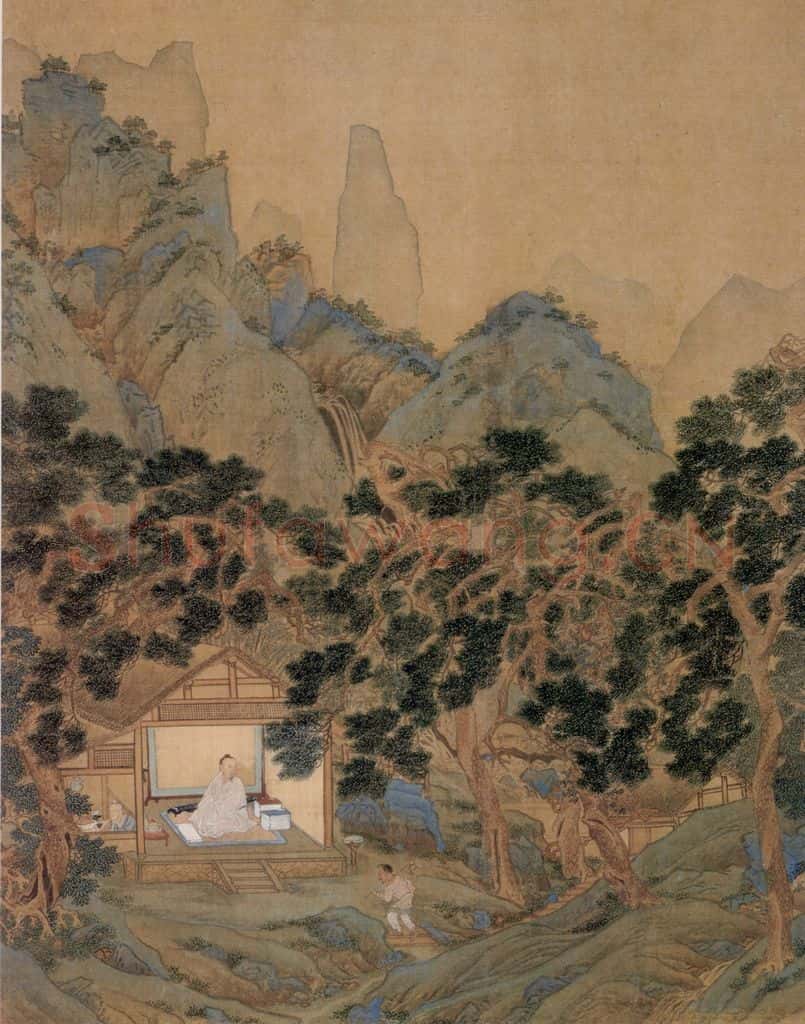 不明 仇英《人物故事图》书画作品