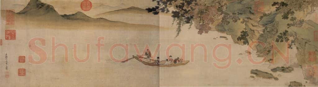 不明 仇英《赤壁图》书画作品