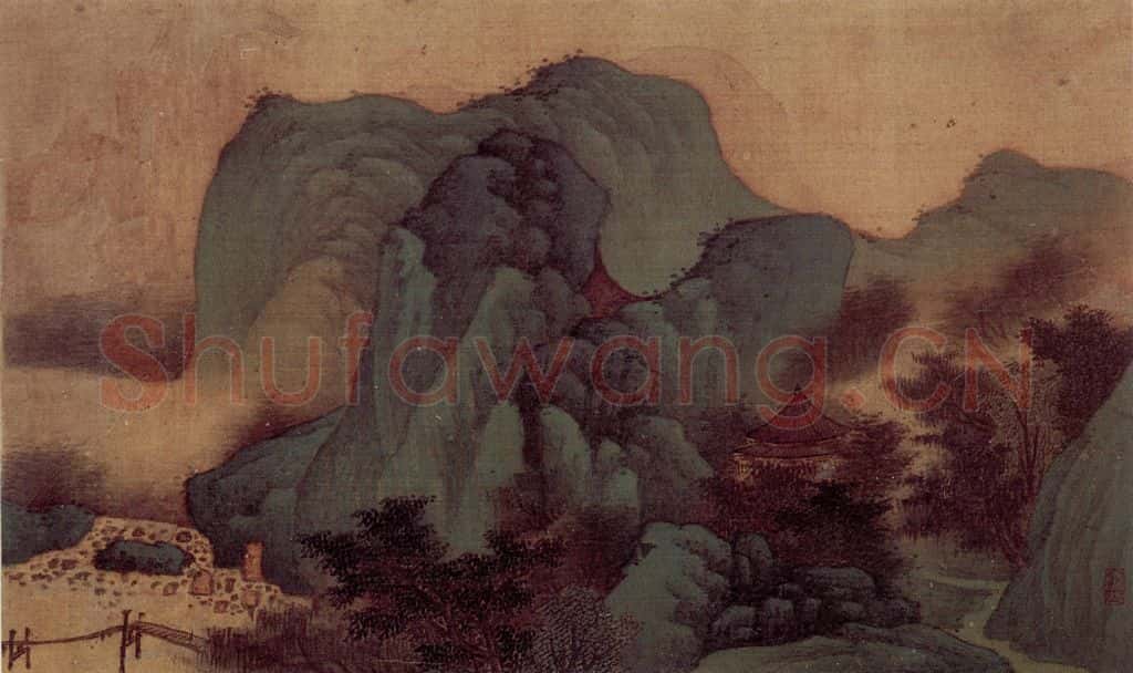 明末清初 樊圻《山水册》书画作品