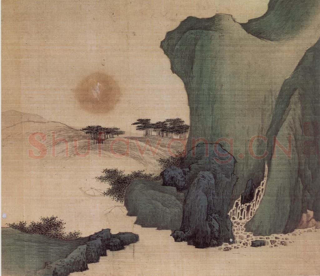 明末清初 樊圻《山水册》书画作品