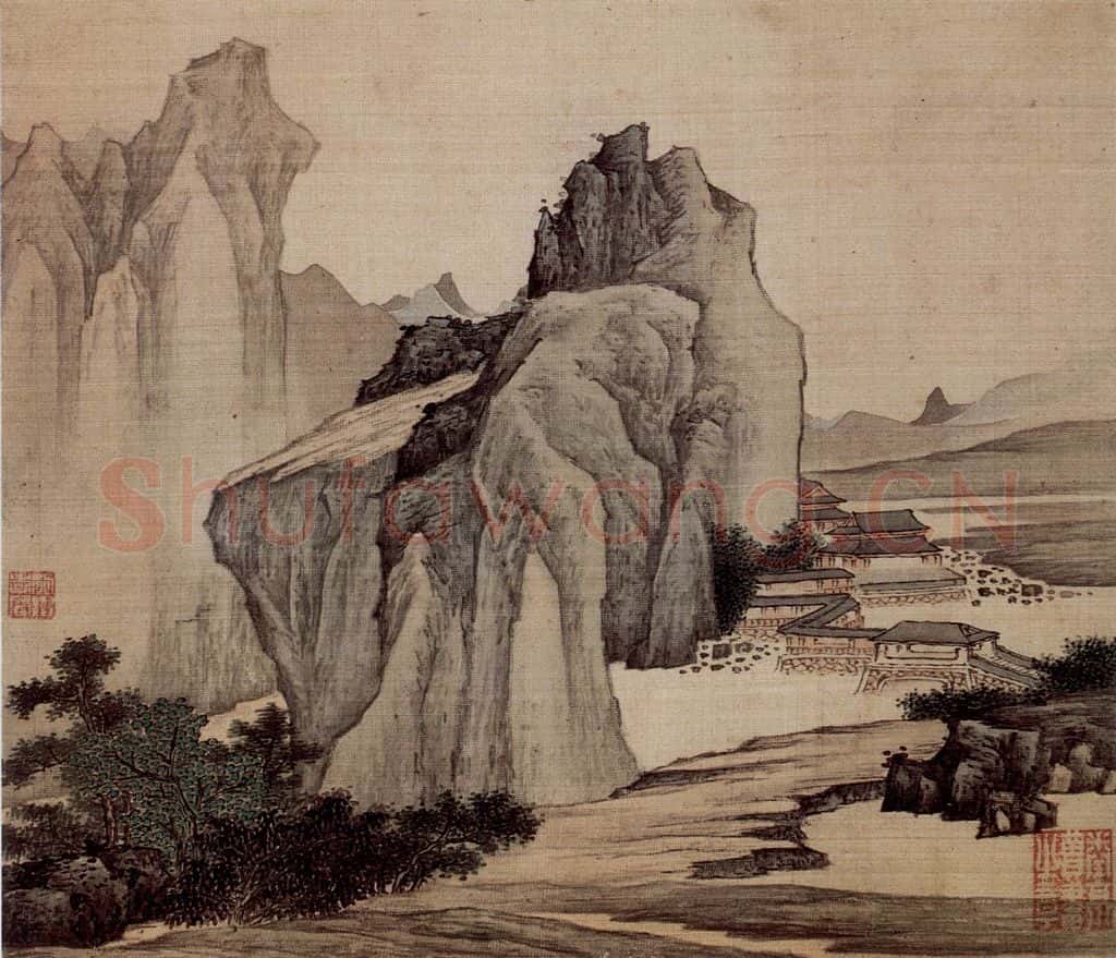 明末清初 樊圻《山水册》书画作品